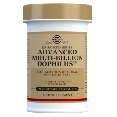 Comprar SOLGAR MULTI-BILLION DOPHILUS AVANZADO 60 CAPSULAS VEGETALES al mejor precio en NuestraFarma, tu farmacia online