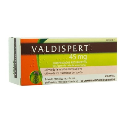 Comprar VALDISPERT 45 MG 50 COMPRIMIDOS RECUBIERTOS al mejor precio en NuestraFarma, tu farmacia online
