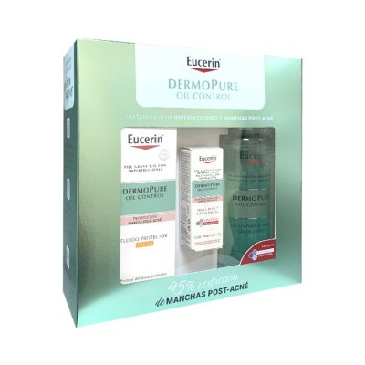 Comprar PACK DERMOPURE FLUIDO OIL CONTROL EUCERIN al mejor precio en NuestraFarma, tu farmacia online