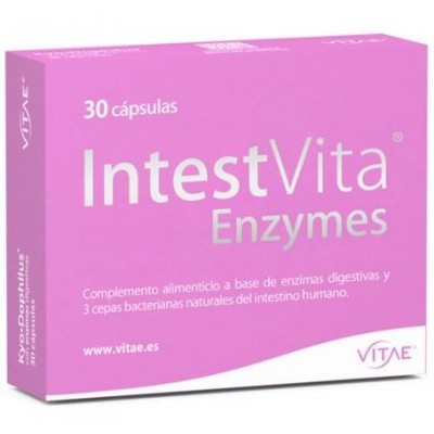 Comprar VITAE INTESTVITA ENZYMES 30 CAPSULAS al mejor precio en NuestraFarma, tu farmacia online