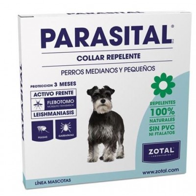 Comprar PARASITAL COLLAR ANTIPARASITARIO PERRO MEDIANO PEQUEÑO al mejor precio en NuestraFarma, tu farmacia online