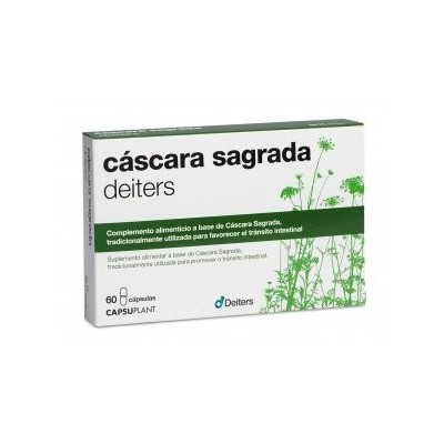 Comprar CASCARA SAGRADA DEITERS 200 MG 60 CAPSULAS al mejor precio en NuestraFarma, tu farmacia online