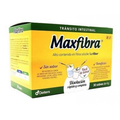 Comprar MAXFIBRA 30 SOBRES 4 G al mejor precio en NuestraFarma, tu farmacia online