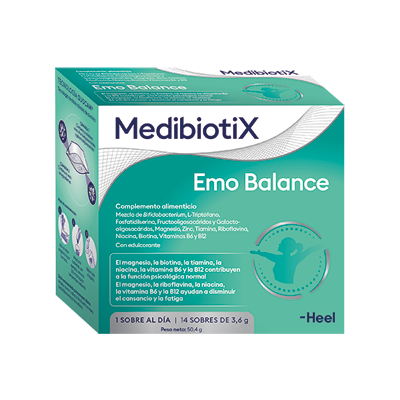 Comprar MEDIBIOTIX EMO BALANCE 14 SOBRES 3,6 G al mejor precio en NuestraFarma, tu farmacia online