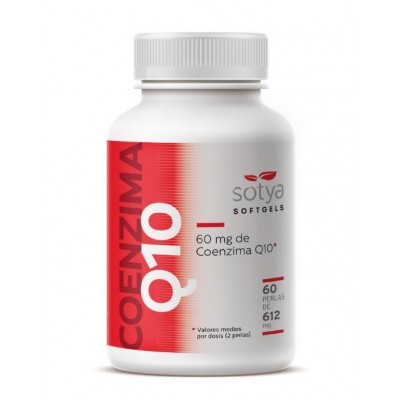 Comprar SOTYA COENZIMA Q10 60 MG 60 PERLAS al mejor precio en NuestraFarma, tu farmacia online