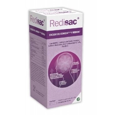 Comprar REDISAC 10 STICKS 10 ML SABOR GOMINOLA DE COLA al mejor precio en NuestraFarma, tu farmacia online
