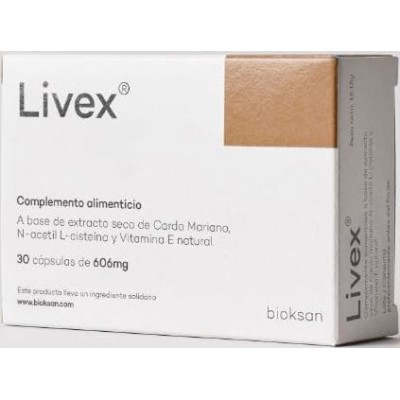 Comprar LIVEX 30 CAPSULAS al mejor precio en NuestraFarma, tu farmacia online