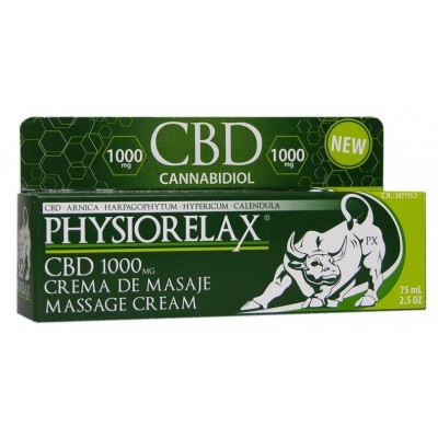 Comprar PHYSIORELAX CBD 1000 MG CREMA DE MASAJE 75 ML al mejor precio en NuestraFarma, tu farmacia online