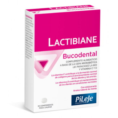 Comprar LACTIBIANE BUCODENTAL 30 COMPRIMIDOS al mejor precio en NuestraFarma, tu farmacia online