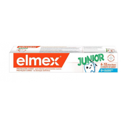 Comprar ELMEX JUNIOR PASTA DE DIENTES INFANTIL 75 ML al mejor precio en NuestraFarma, tu farmacia online