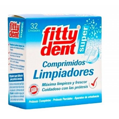 Comprar FITTYDENT COMPRIMIDOS LIMPIADORES 32 UNIDADES al mejor precio en NuestraFarma, tu farmacia online