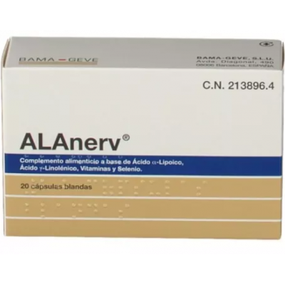 Comprar ALANERV 20 CAPSULAS BLANDAS al mejor precio en NuestraFarma, tu farmacia online