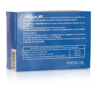 Comprar NETISUM VPT 60 CAPSULAS al mejor precio en NuestraFarma, tu farmacia online