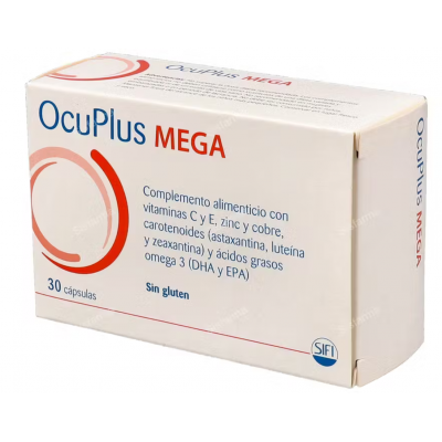 Comprar OCUPLUS MEGA 30 CAPSULAS al mejor precio en NuestraFarma, tu farmacia online