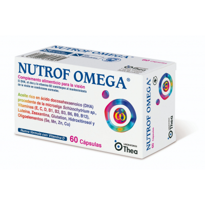 Comprar NUTROF OMEGA 60 CAPSULAS al mejor precio en NuestraFarma, tu farmacia online
