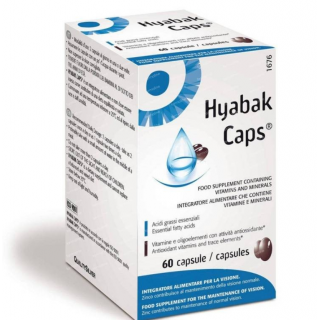 Hyabak Caps: Omega 3, 6, vitaminas y antioxidantes. Cuida la vista.