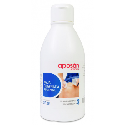 Comprar APOSAN AGUA OXIGENADA 4,9% 250 ML al mejor precio en NuestraFarma, tu farmacia online