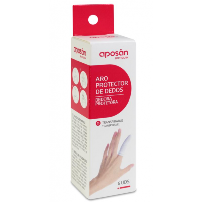 Comprar APOSAN BOTIQUIN ARO PROTECTOR DE DEDOS 6 UNIDADES al mejor precio en NuestraFarma, tu farmacia online
