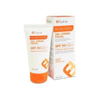 Comprar FARLINE ANTI-AGE CONTROL GEL-CREMA FACIAL SPF 50+ 50 ML al mejor precio en NuestraFarma, tu farmacia online