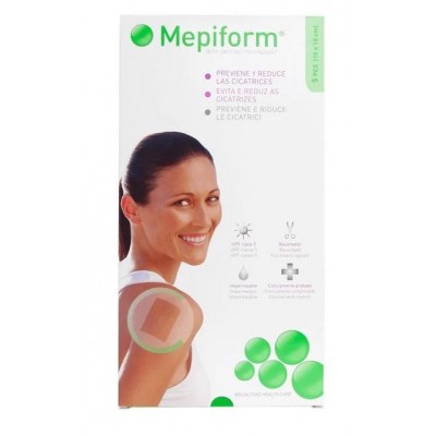 Comprar MEPIFORM SILICONA REDUCTOR DE CICATRICES 10 X 18 CM 5 UNIDADES al mejor precio en NuestraFarma, tu farmacia online