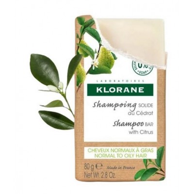 Comprar KLORANE CHAMPU SOLIDO A LA CIDRA 80 G al mejor precio en NuestraFarma, tu farmacia online