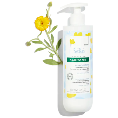 Comprar KLORANE BEBE LECHE HIDRATANTE A LA CALENDULA 500 ML al mejor precio en NuestraFarma, tu farmacia online