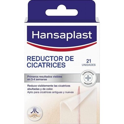 Comprar HANSAPLAST REDUCTOR DE CICATRICES 68 X 38 MM 21 U al mejor precio en NuestraFarma, tu farmacia online