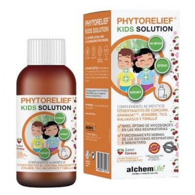 Comprar ALCHEMLIFE PHYTORELIEF KIDS SOLUTION SABOR CEREZA 100 ML al mejor precio en NuestraFarma, tu farmacia online