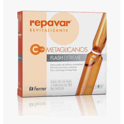 Comprar REPAVAR REVITALIZANTE AMPOLLAS FLASH EXTREME 5 AMPOLLAS 1 ML al mejor precio en NuestraFarma, tu farmacia online