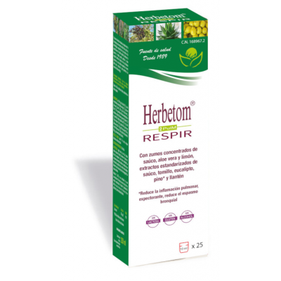 Comprar HERBETOM 2 PULM RESPIR 250 ML al mejor precio en NuestraFarma, tu farmacia online