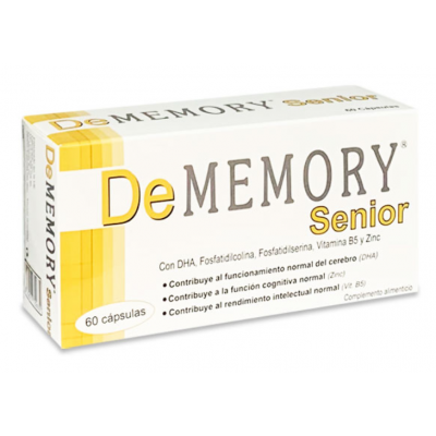 Comprar DE MEMORY SENIOR 60 CAPSULAS al mejor precio en NuestraFarma, tu farmacia online