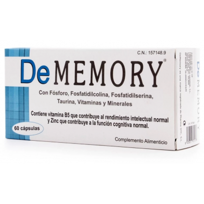 Comprar DE MEMORY 60 CAPSULAS al mejor precio en NuestraFarma, tu farmacia online