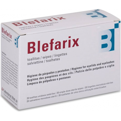 Comprar BLEFARIX 20 TOALLITAS al mejor precio en NuestraFarma, tu farmacia online