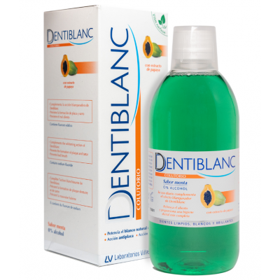 Comprar DENTIBLANC COLUTORIO DENTAL 500 ML al mejor precio en NuestraFarma, tu farmacia online