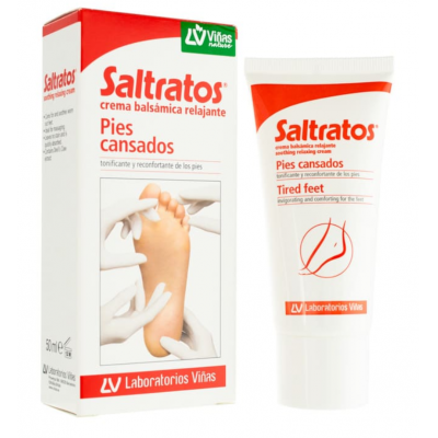 Comprar SALTRATOS CREMA BALSAMICA RELAJANTE PIES CANSADOS 50 ML al mejor precio en NuestraFarma, tu farmacia online