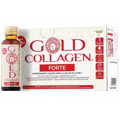 Comprar GOLD COLLAGEN FORTE 10 FRASCOS MONODOSIS 50 ML al mejor precio en NuestraFarma, tu farmacia online