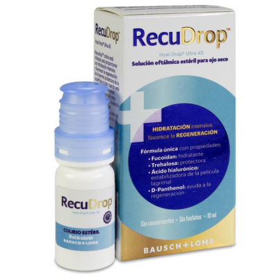 Comprar RECUDROP SOLUCION OFTALMICA PARA OJO SECO 10 ML al mejor precio en NuestraFarma, tu farmacia online