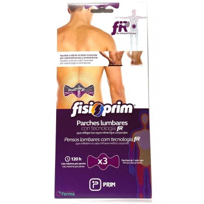 Comprar FISIOPRIM PARCHES LUMBARES 3 PARCHES al mejor precio en NuestraFarma, tu farmacia online