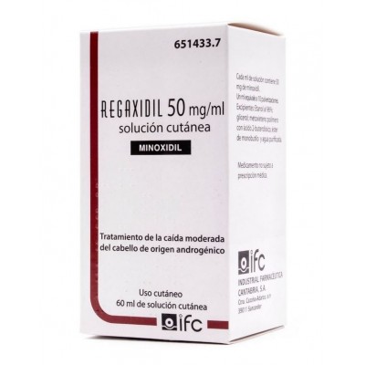 Comprar REGAXIDIL 50 MG/ML SOLUCION CUTANEA 1 FRASCO 60 ML al mejor precio en NuestraFarma, tu farmacia online
