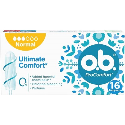 Comprar O.B. PROCOMFORT NORMAL TAMPONES 16 UNIDADES al mejor precio en NuestraFarma, tu farmacia online
