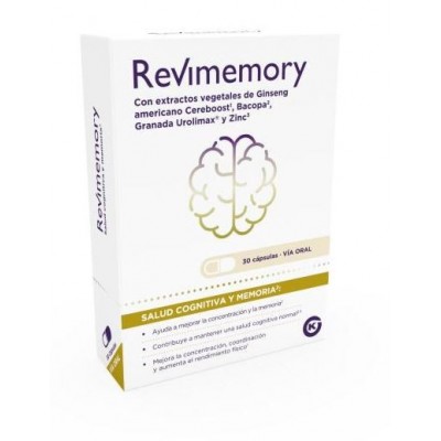Comprar REVIMEMORY 30 CAPSULAS al mejor precio en NuestraFarma, tu farmacia online