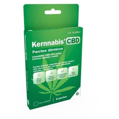 Comprar KERNNABIS CBD PARCHES DERMICOS 8 UNIDADES al mejor precio en NuestraFarma, tu farmacia online