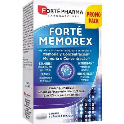 Comprar FORTÉ MEMOREX 60 COMPRIMIDOS al mejor precio en NuestraFarma, tu farmacia online