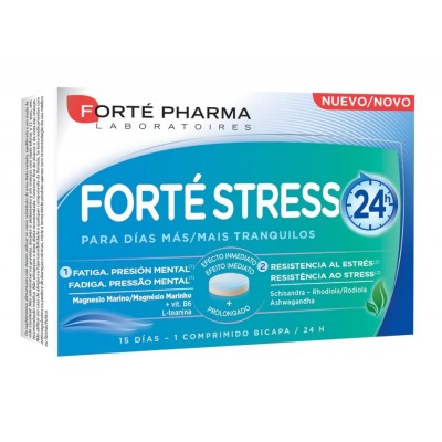 Comprar FORTÉ STRESS 24H 15 COMPRIMIDOS BICAPA al mejor precio en NuestraFarma, tu farmacia online