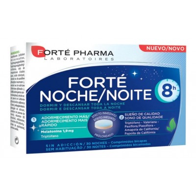Comprar FORTÉ NOCHE 8 H 30 COMPRIMIDOS BICAPA al mejor precio en NuestraFarma, tu farmacia online