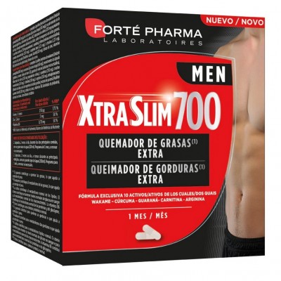Comprar FORTÉ PHARMA XTRASLIM 700 MEN 120 CAPSULAS al mejor precio en NuestraFarma, tu farmacia online