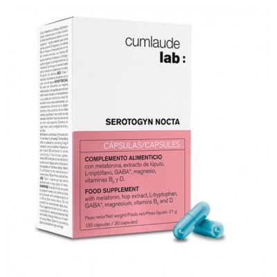 Comprar CUMLAUDE LAB: SEROTOGYN NOCTA 30 CAPSULAS al mejor precio en NuestraFarma, tu farmacia online