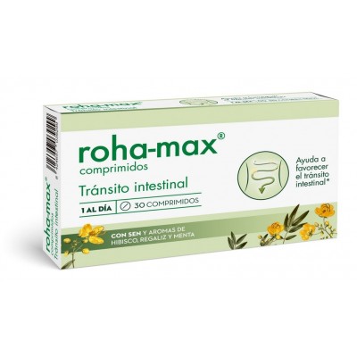 Comprar ROHA MAX TRANSITO INTESTINAL 30 COMPRIMIDOS al mejor precio en NuestraFarma, tu farmacia online