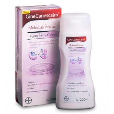 Comprar GINECANESCALM HIGIENE INTIMA CALMANTE GEL 200 ML al mejor precio en NuestraFarma, tu farmacia online