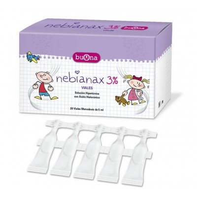 Comprar BUONA NEBIANAX 3% VIALES 20 MONODOSIS DE 5 ML al mejor precio en NuestraFarma, tu farmacia online